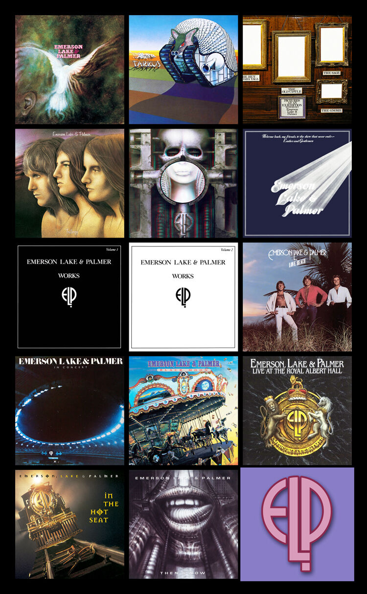 EMERSON, LAKE & PALMER-DISCOGRAPHY